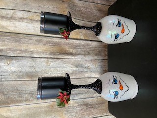 snowman-wineglass-candle